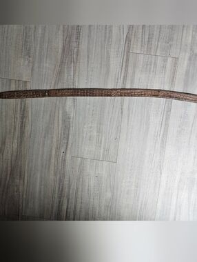 Vintage Valentino Garavani Dark Brown Leather Belt with Subtle Stitching